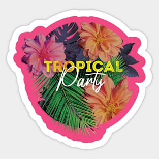 Tropical Party Sticker